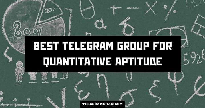 Best Quantitative Aptitude Telegram Group and Channel Link
