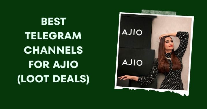 AJIO Loot Deals Telegram Channel Link